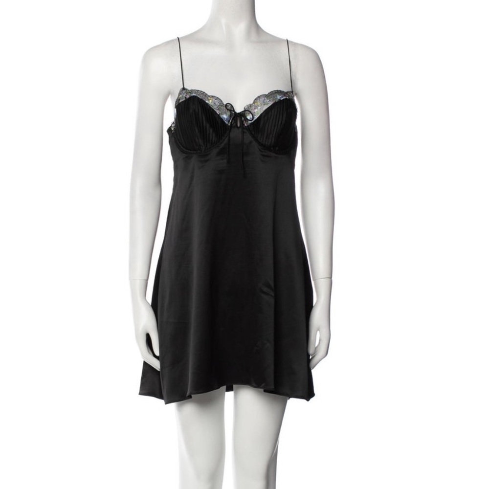For Love and Lemons Black Mini Dress